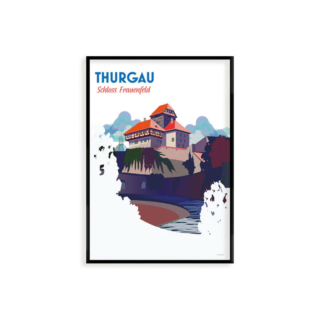 s.wert DIN A3 Poster Frauenfeld Schloss