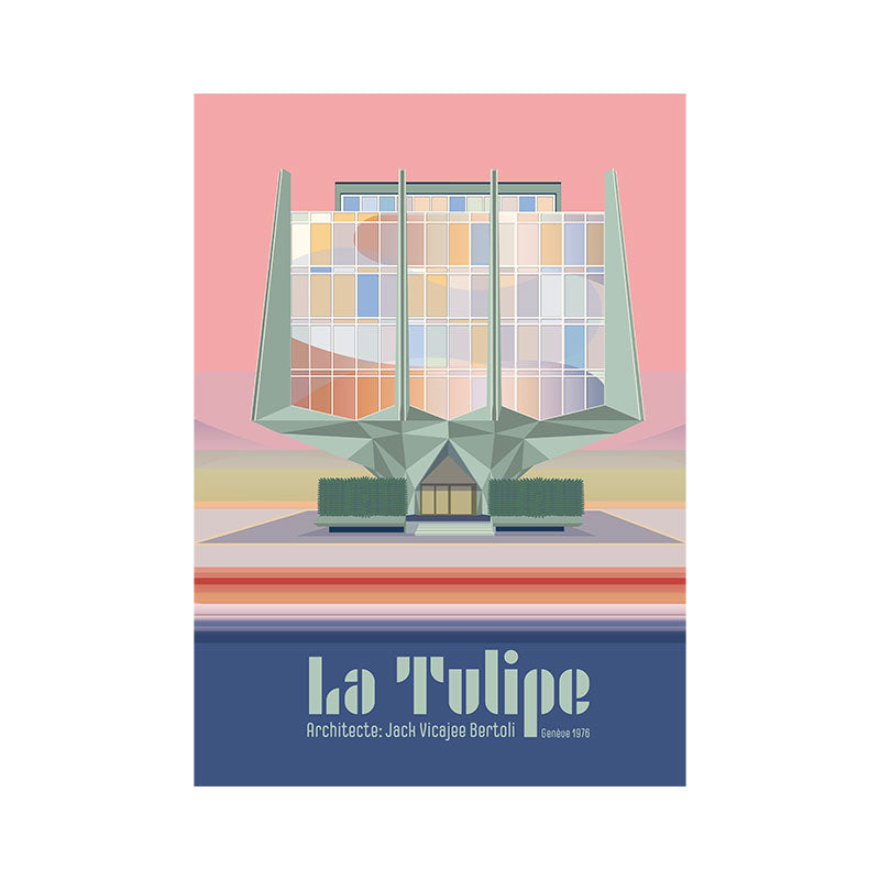 s.wert Poster Genf la Tulipe, A2
