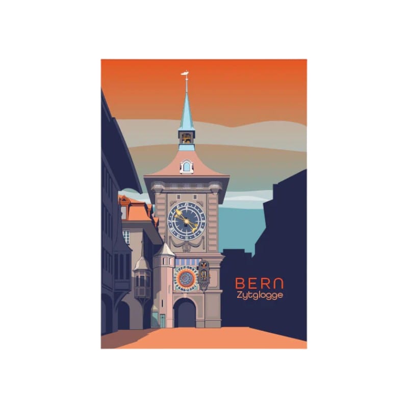 s.wert Postkarte Bern Zytglogge, A6