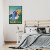 s.wert Poster Basel Bruderholz Wasserturm, A3