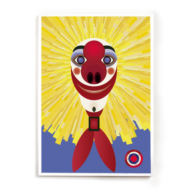 s.wert Poster Basel Fasnacht Waggis, A3
