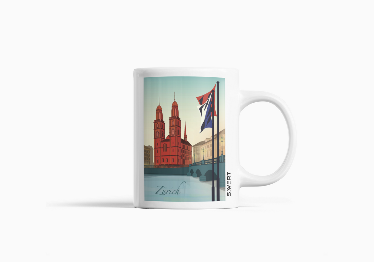 s.wert Tasse Zürich Grossmünster, 250 ml