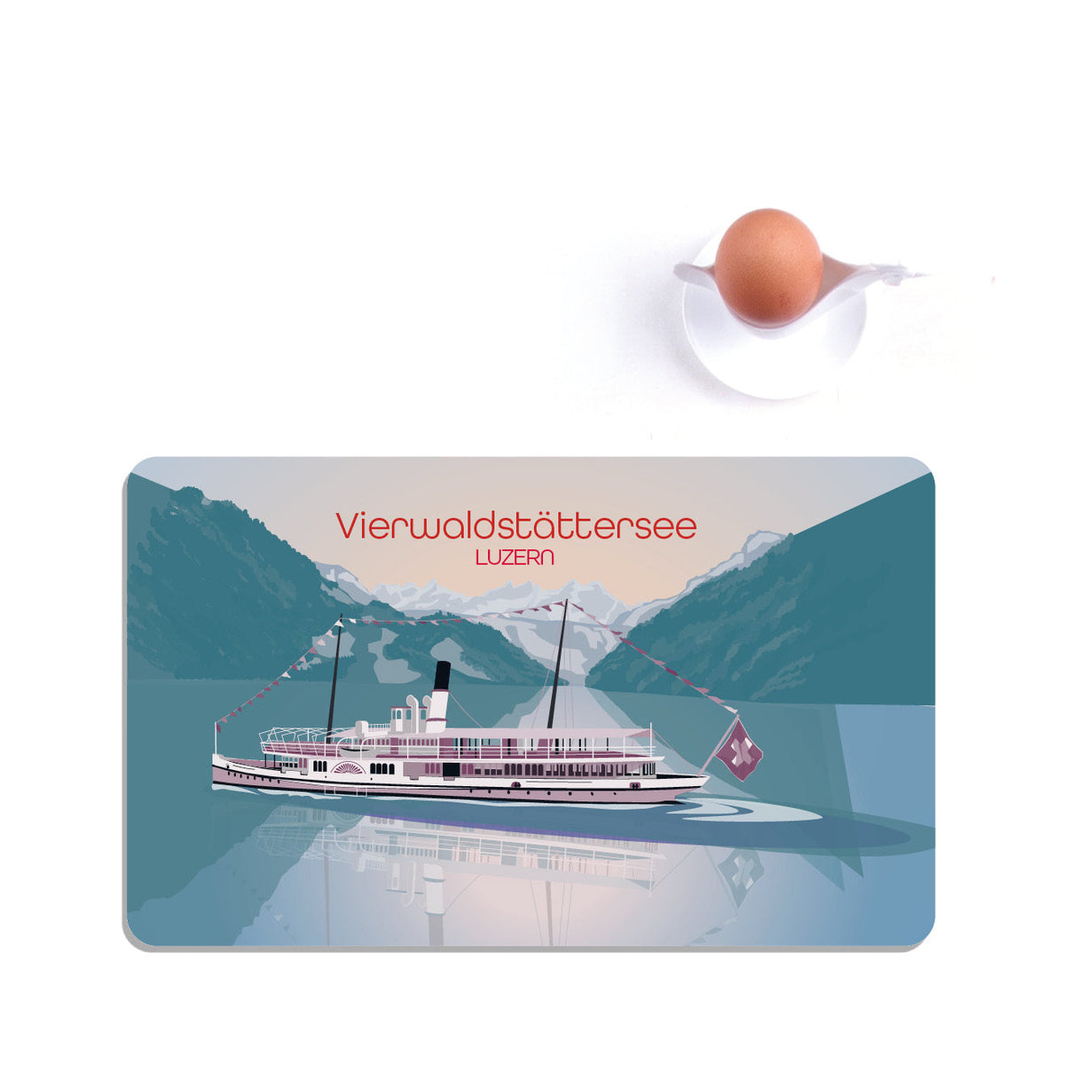 s.wert Frühstücksbrett Luzern Vierwaldstättersee, 23.3 x 14.3 cm