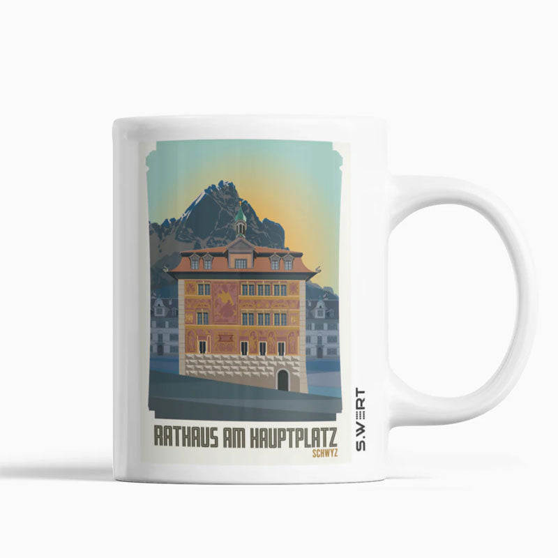 s.wert Tasse Schwyz Rathaus, 250 ml