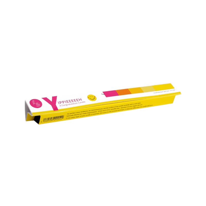 Fidea Design Kerze Yippieh, ⌀ 2.2 cm