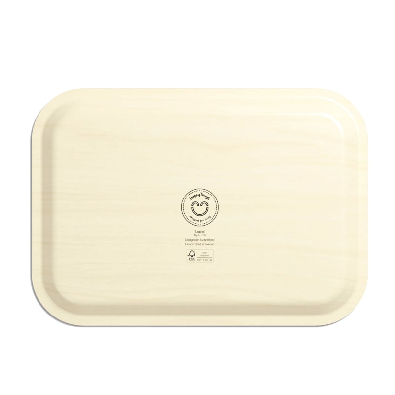 HappyTrays Serviertablett "Leaves" rechteckig