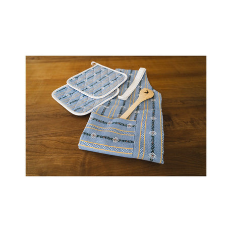 KULTSCHTOFF Topflappen Edelweiss, blau