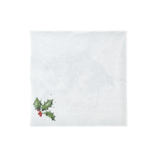 Wrendale Designs Serviette Zusammengekuschelte Rotkehlchen