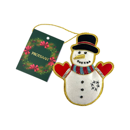 PROTSAAH Weihnachtsdekoration Schneemann