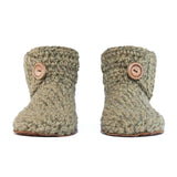 Kingdom of Wow Hausschuhe Wolle-Bambus Winter Moss