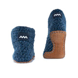 Kingdom of Wow Hausschuhe Wolle-Bambus Midnight Blue