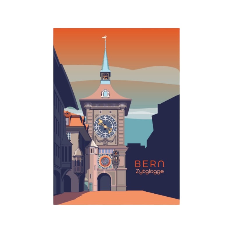 s.wert Sticker Bern Zytglogge, A7