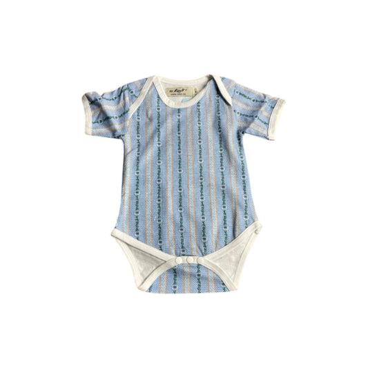 KOWI Fashion Baby-Body Edelweiss, Kurzarm "Blau"