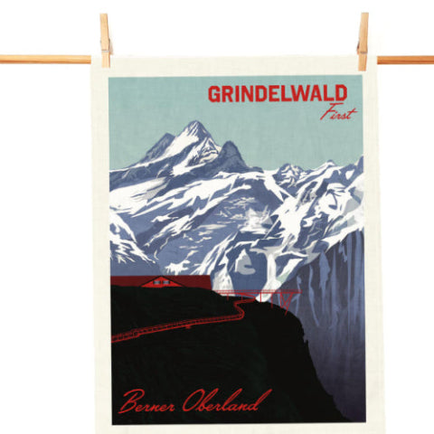 s.wert Geschirrtuch Berner Oberland Grindelwald