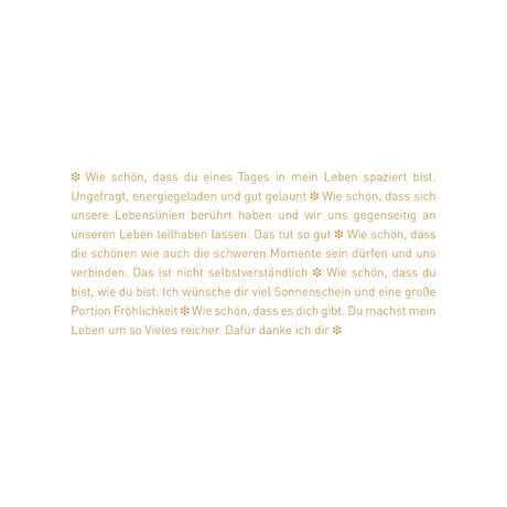 HONGLER Wortlicht - Wie schön, dass es dich gibt