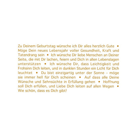 HONGLER Wortlicht - Geburtstagswünsche
