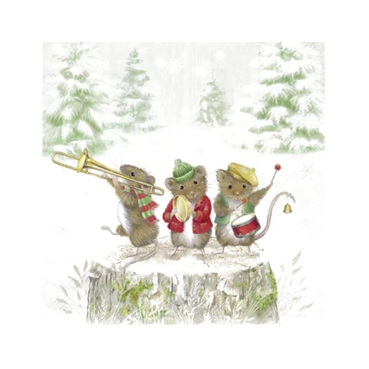 Wimmel Servietten 33x33 cm MOUSE BAND