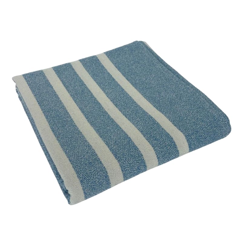 MEYER-MAYOR Hamam Saunatuch, atlantik, gestreift, 90x200cm