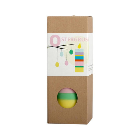 Fidea Design Kerze BIG Osterstrauss - Ostergruss, ⌀ 7.5 cm