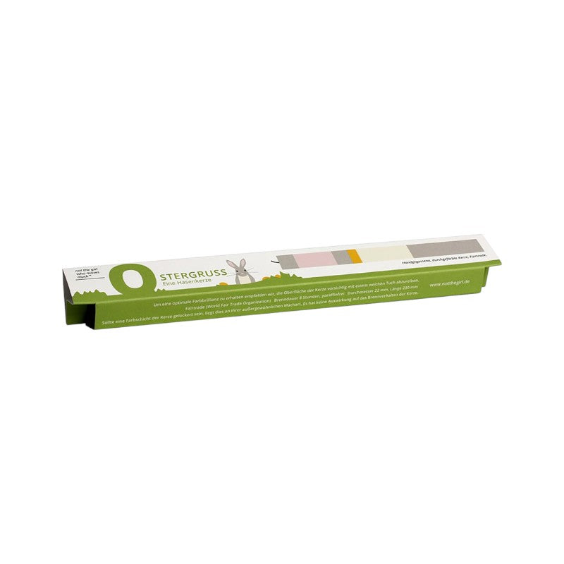 Fidea Design Stabkerze Hase Ostergruss, ⌀ 2.2 cm