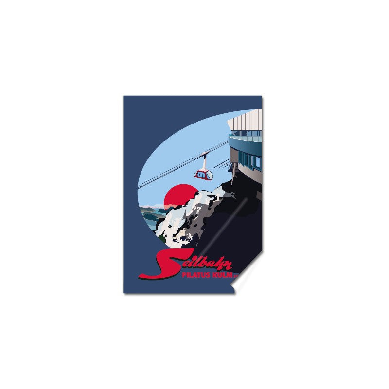s.wert Sticker A7 Luzern Seilbahn Pilatus