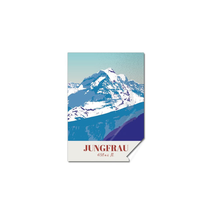 s.wert Sticker Berner Alpen Jungfrau