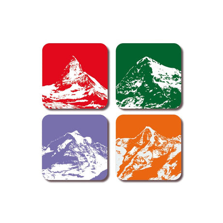 s.wert Untersetzer Set Swiss Summits