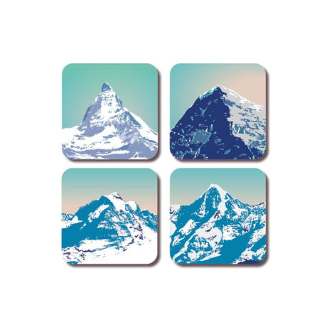 s.wert Untersetzer Set Winter Peaks