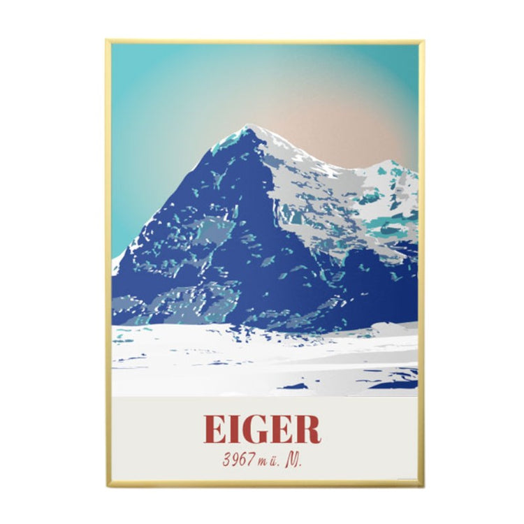 s.wert DIN A3 Poster Berner Alpen Eiger