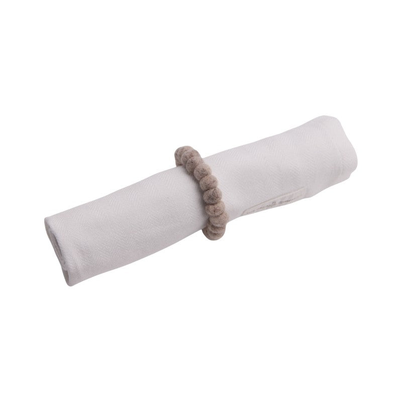 Gry & Sif Serviettenring Filz 2er Set, grau