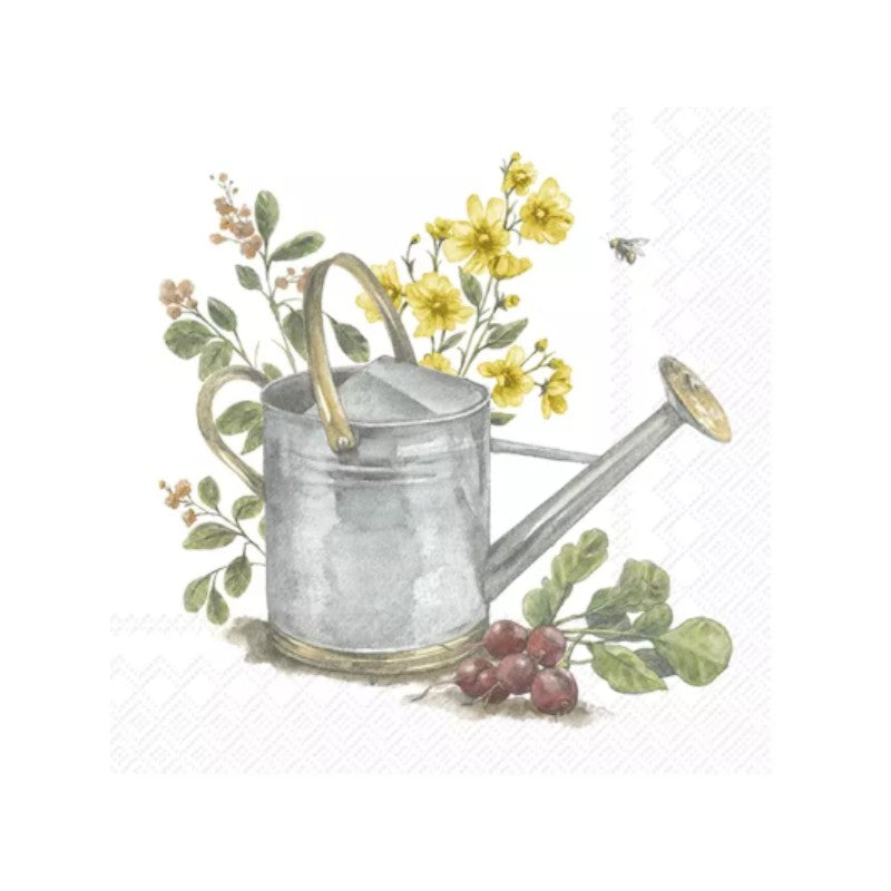 Wimmel Servietten 25x25 cm - GARDEN WATERING CAN