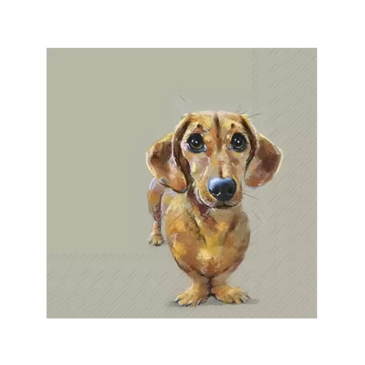 Wimmel Servietten 33x33 cm - DOG BUDDY linen