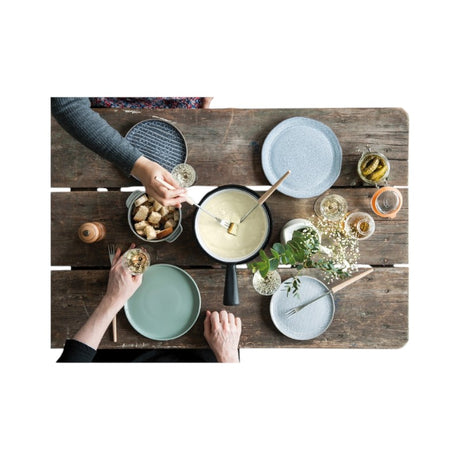Fondue-Set Alpabzug 9-tlg