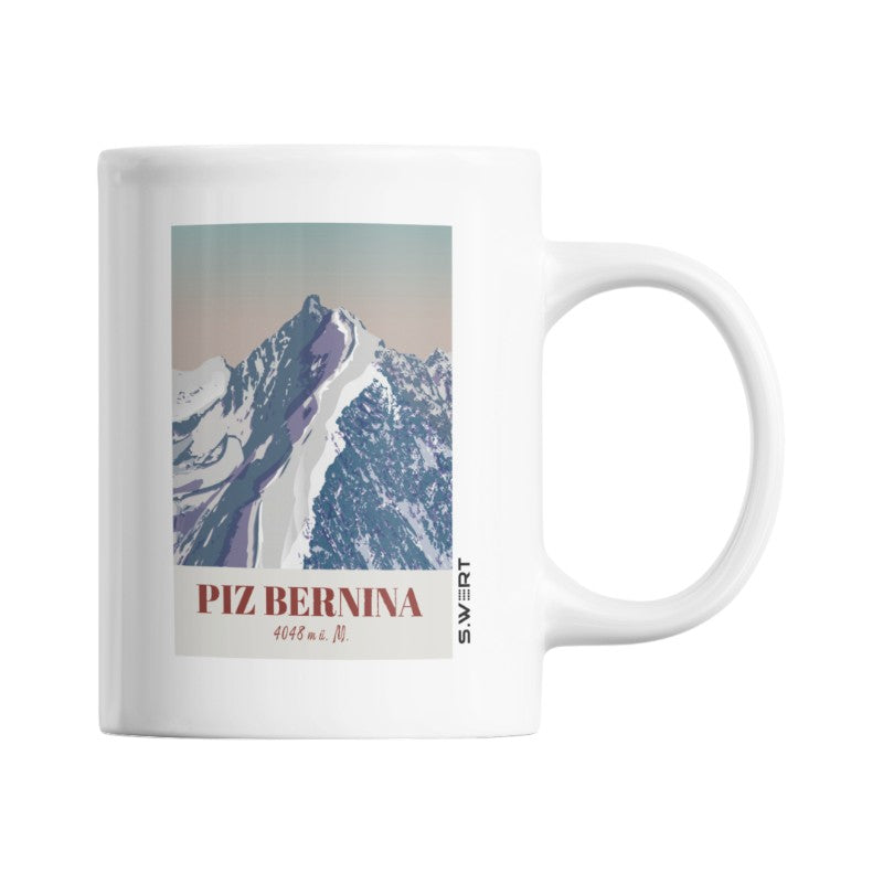 s.wert Tasse Graubünden Piz Bernina
