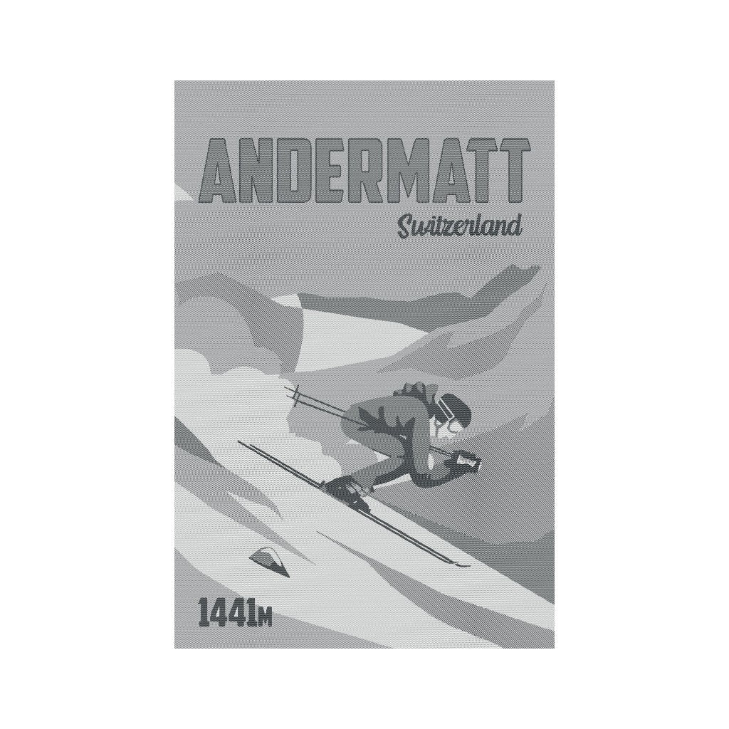 mumix Küchentuch Andermatt, Schwarz