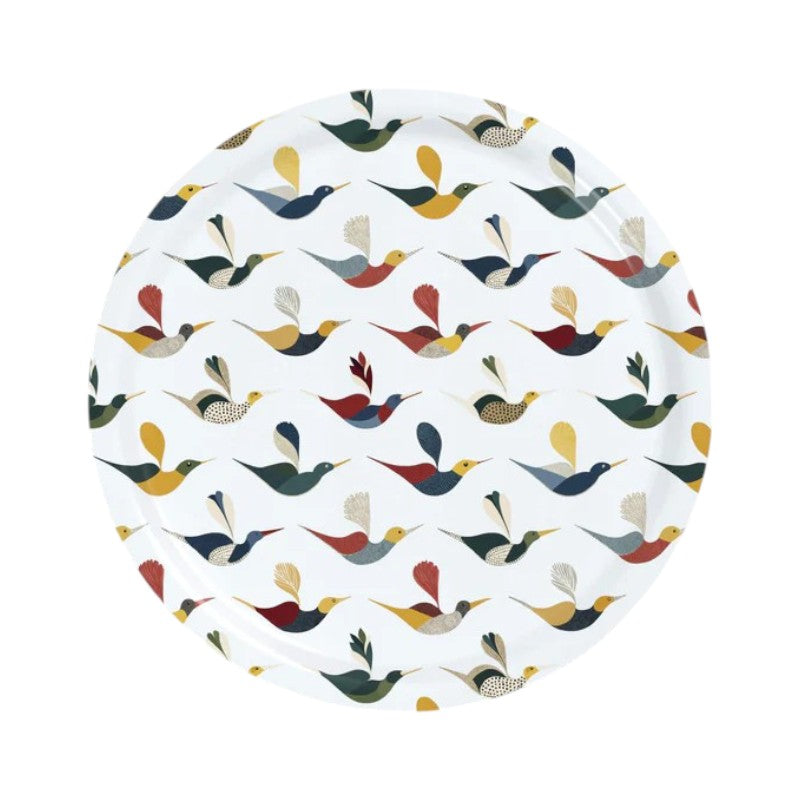HappyTrays Serviertablett rund  "Ally and friends", Ø 46cm