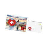 creanorm Brixies Postkarte Schweiz Herz Luzern