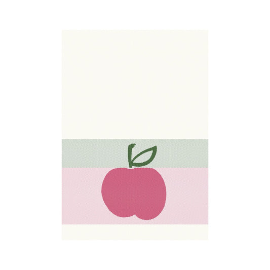 Geschirrtuch Apfel pink/beige