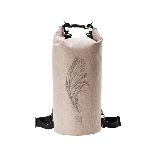 Wili Wili Tree Feather Dry Bag 15L, Standstorm Beige