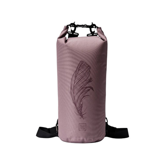 Wili Wili Tree Feather Dry Bag 15L, Coral Rose