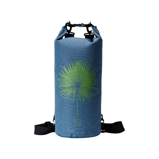 Wili Wili Tree Palm Leaf Dry Bag 15L, Deep Sea Green