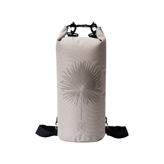 Wili Wili Tree Palm Leaf Dry Bag 15L, Sandstorm Beige