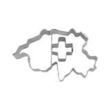 Städter Ausstecher Kontur Schweiz mit Kreuz