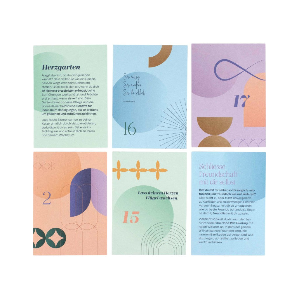 Fidea Design Mini-Adventskalender Selbstliebe