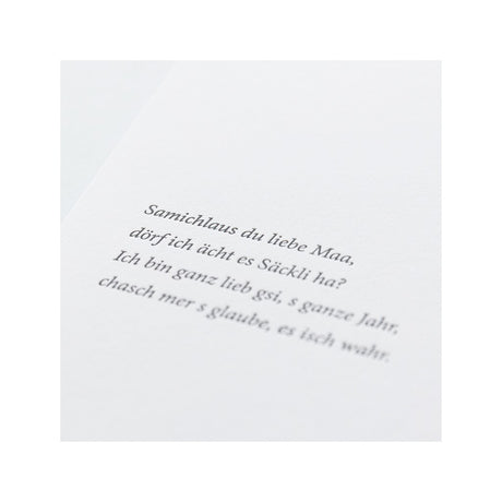 Faltkarte A6 - Samichlaus du liebe Maa