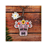 Schlüsselanhänger Schweizer Kuh