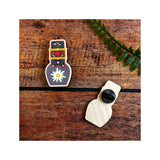 Holz Pin Schweizer Kuhglocke