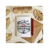 Postkarte A6 Scherenschnitt