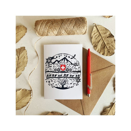 Postkarte A6 Scherenschnitt