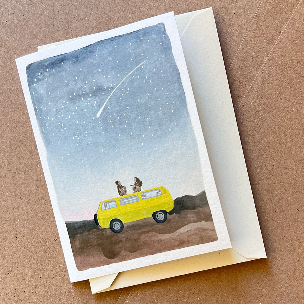 Lykkefund Grusskarte A6 Vanlife